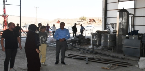 SİVEREK’TE SALÇA FABRİKASININ YAPIMI DEVAM EDİYOR