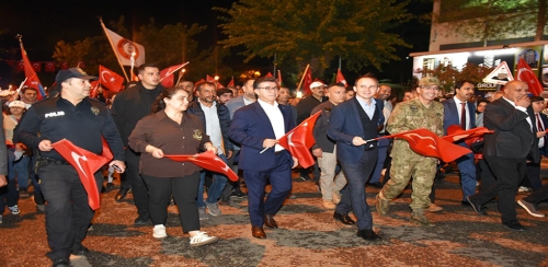 SİVEREK’TE CUMHURİYET KUTLAMALARI FENER ALAYI’YLA DEVAM ETTİ